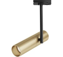 Трековый светильник MAYTONI elti 1xgu10x50w черный с золотом алюминий TR005-1-GU10-BG