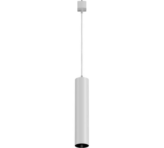 Трековый подвесной светильник MAYTONI focus 1xgu10x10w белый алюминий TR025-1-GU10-W