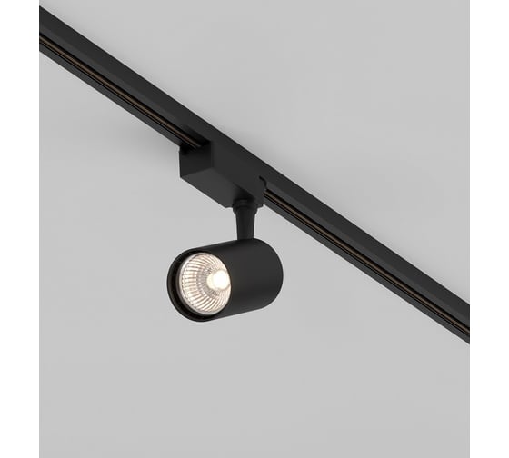 Трековый светильник MAYTONI vuoro 10w led черный алюминий TR003-1-10W3K-S-B 1