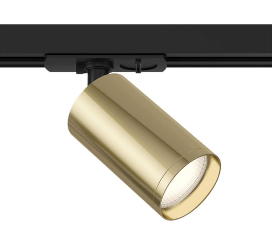 Трековый светильник MAYTONI focus s 1xgu10x10w черный с золотом алюминий TR020-1-U-GU10-BG