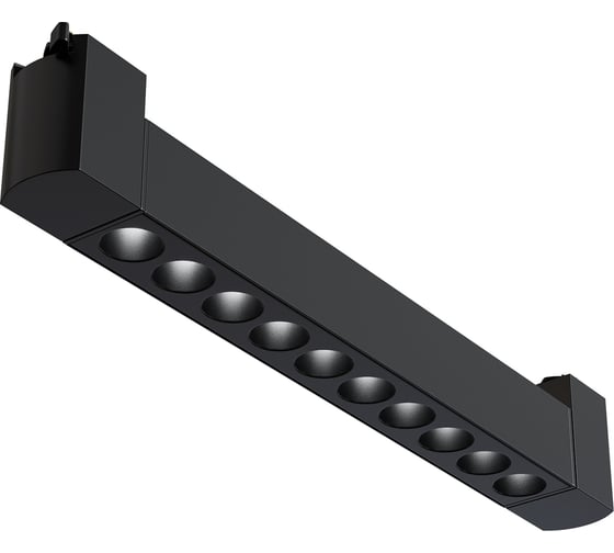 Трековый светильник MAYTONI points rot 10w led черный алюминий и пластик TR010-1-10W3K-M-B
