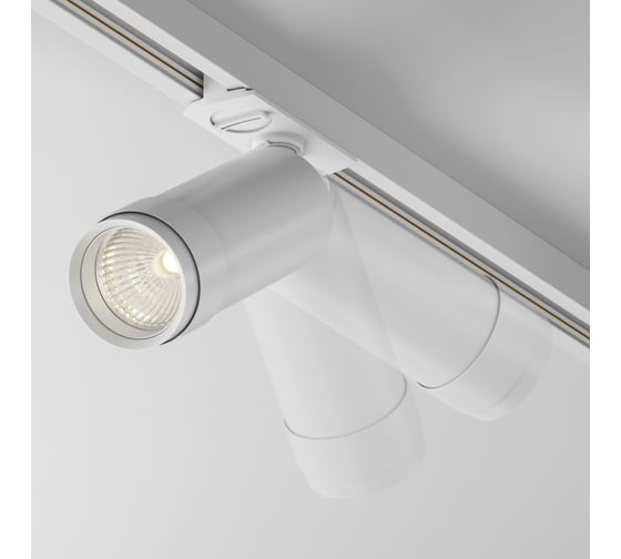 Трековый светильник MAYTONI focus zoom 12w led белый алюминий TR021-1-12B3K-Z-D-W