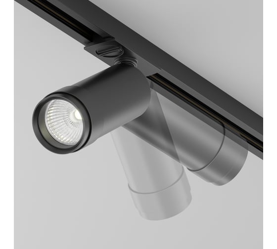 Трековый светильник MAYTONI focus zoom 12w led черный алюминий TR021-1-12B4K-Z-D-B