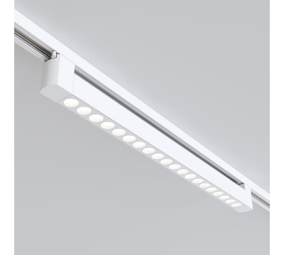 Трековый светильник MAYTONI points rot 20w led белый алюминий и пластик TR010-1-20W4K-M-W