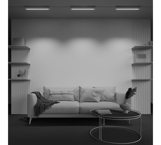 Трековый светильник MAYTONI points rot 20w led белый алюминий и пластик TR010-1-20W4K-M-W