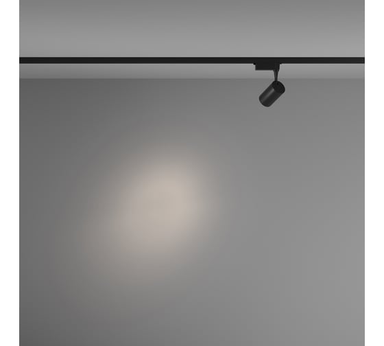 Трековый светильник MAYTONI vuoro 6w led черный алюминий TR003-1-6W4K-S-B