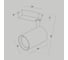 Трековый светильник MAYTONI vuoro 15w led черный алюминий TR003-1-15W3K-S-B 2