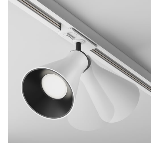 Трековый светильник MAYTONI virar 1xgu10x10w белый алюминий TR022-1-GU10-W