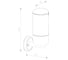 Настенный светильник ESCADA E27*40W IP44 Black 30005W/01 5