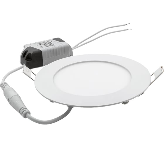 Светодиодный встраиваемый светильник General Lighting Systems круг 8W 396лм D120 2 шт.уп. 412167 1