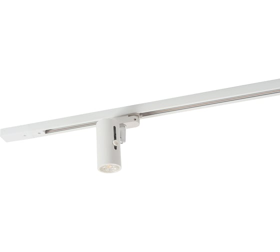 Трековый светильник DENKIRS DK6007-WH IP 20, 50 Вт, GU10, белый, алюминий 542469