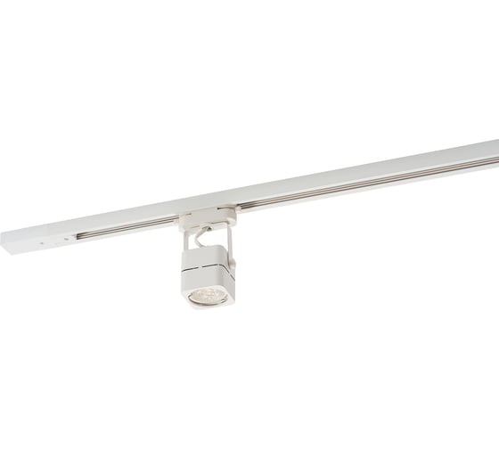 Трековый светильник DENKIRS DK6003-WH IP 20, 50 Вт, GU10, белый, алюминий 542461