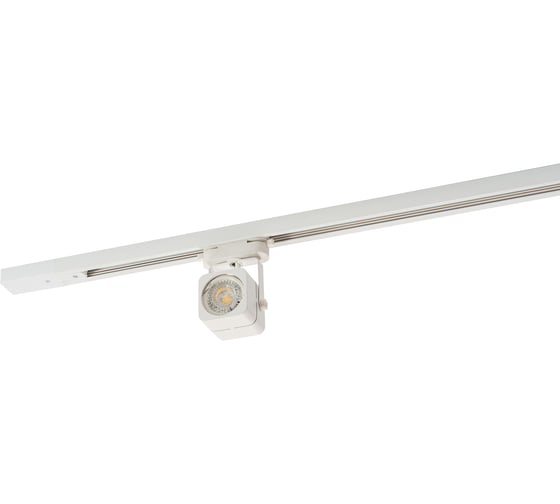 Трековый светильник DENKIRS DK6003-WH IP 20, 50 Вт, GU10, белый, алюминий 542461