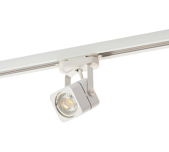 Трековый светильник DENKIRS DK6003-WH IP 20, 50 Вт, GU10, белый, алюминий 542461