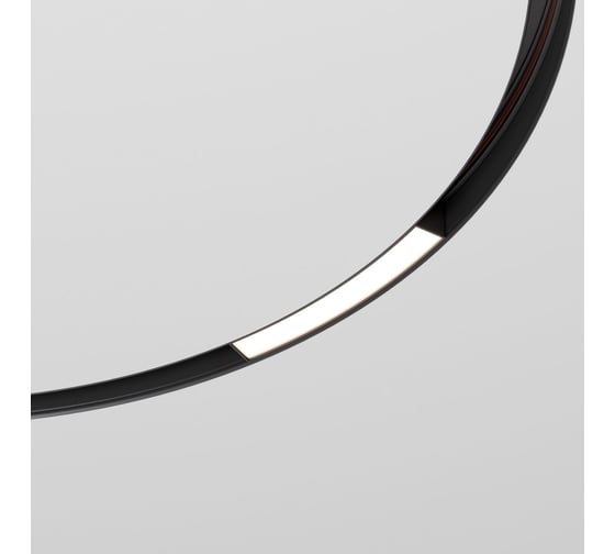 Трековый светильник для радиусного шинопровода Elektrostandard 8w, 4200k, planar, черный, ø800мм 85179/01 slim magnetic  a066505