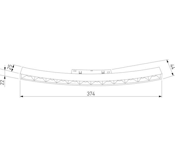 Трековый светильник для радиусного шинопровода Elektrostandard 12w, 4200k, intenso, черный, ø1200мм 85186/01 slim magnetic  a066514