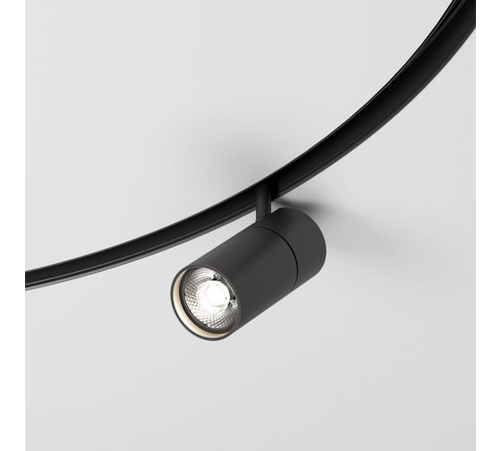 Трековый светильник для радиусного шинопровода Elektrostandard 12w, 4200k, comfi, черный, ø1200мм 85189/01 slim magnetic  a066517