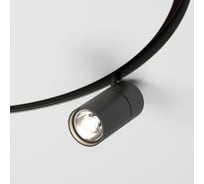 Трековый светильник для радиусного шинопровода Elektrostandard 20w, 4200k, comfi, черный, ø800мм 85187/01 slim magnetic  a066515