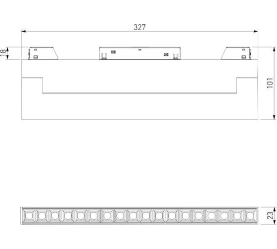 Умный трековый светильник Elektrostandard 18w, 2700-6500k, dim hl03, черный 85196/01 slim magnetic a066588