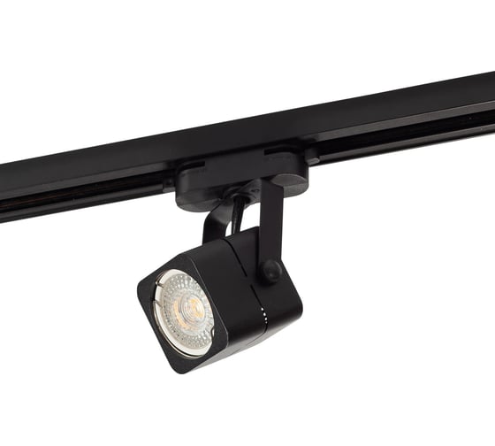 Трековый светильник DENKIRS DK6003-BK IP 20, 50 Вт, GU10, черный, алюминий 542462