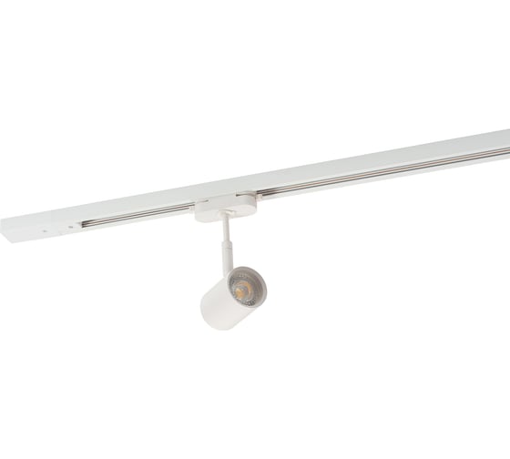 Трековый светильник DENKIRS DK6001-WH IP 20, 50 Вт, GU10, белый, алюминий 542457
