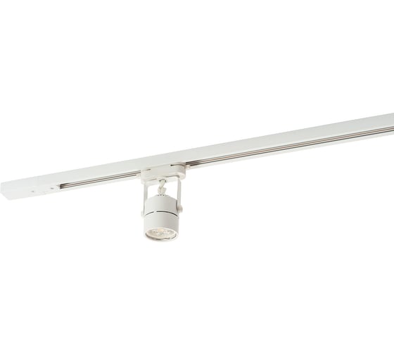 Трековый светильник DENKIRS DK6005-WH IP 20, 50 Вт, GU10, белый, алюминий 542465