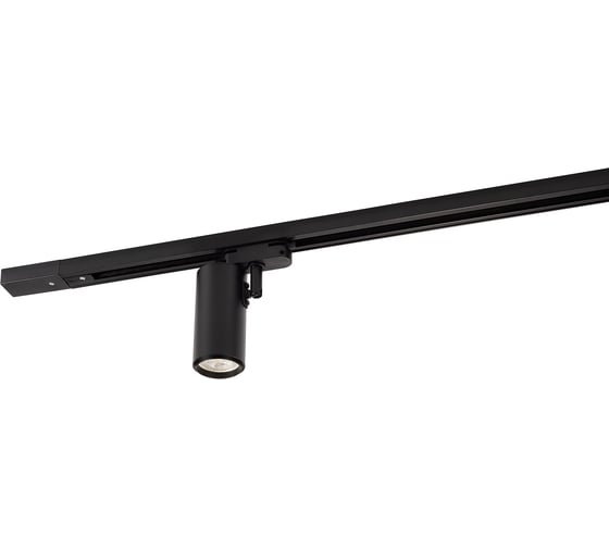 Трековый светильник DENKIRS DK6002-BK IP 20, 50 Вт, GU10, черный, алюминий 542460