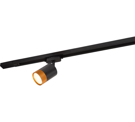 Трековый светильник DENKIRS DK6405-BG IP 20, 7 Вт, LED 3000, черный, алюминий 566883