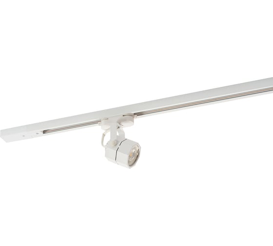 Трековый светильник DENKIRS DK6004-WH IP 20, 50 Вт, GU10, белый, алюминий 542463