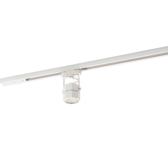 Трековый светильник DENKIRS DK6004-WH IP 20, 50 Вт, GU10, белый, алюминий 542463