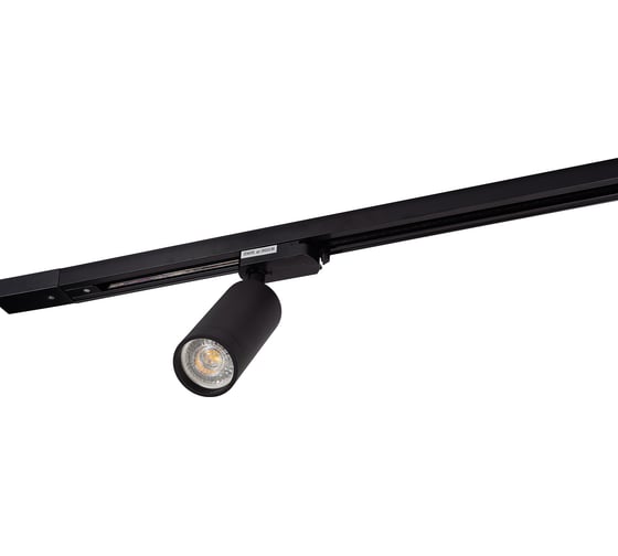 Трековый светильник DENKIRS DK6202-BK IP 20, 50 Вт, GU10, черный, алюминий 542391