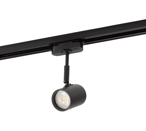 Трековый светильник DENKIRS DK6001-BK IP 20, 50 Вт, GU10, черный, алюминий 542458