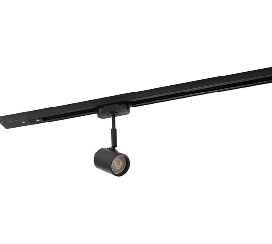 Трековый светильник DENKIRS DK6001-BK IP 20, 50 Вт, GU10, черный, алюминий 542458
