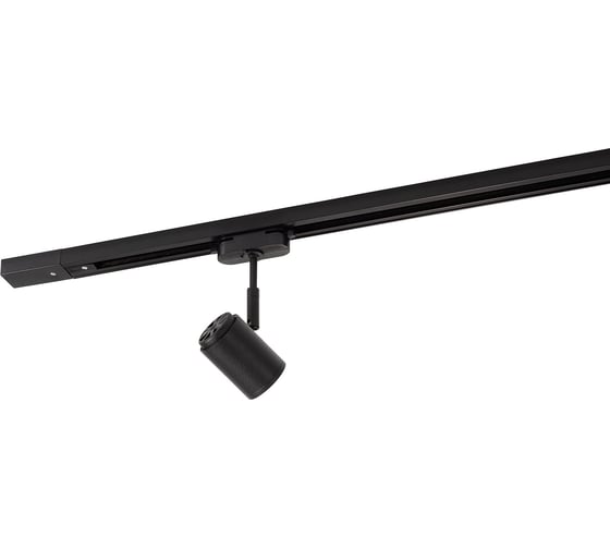 Трековый светильник DENKIRS DK6001-BK IP 20, 50 Вт, GU10, черный, алюминий 542458