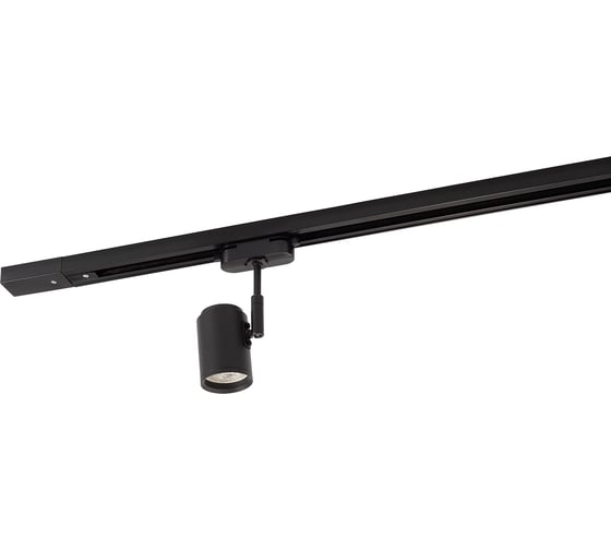 Трековый светильник DENKIRS DK6001-BK IP 20, 50 Вт, GU10, черный, алюминий 542458