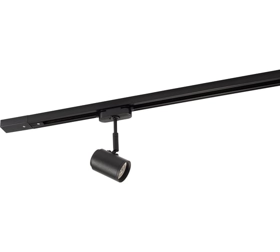 Трековый светильник DENKIRS DK6001-BK IP 20, 50 Вт, GU10, черный, алюминий 542458