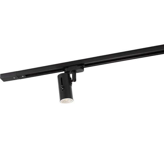 Трековый светильник DENKIRS DK6007-BK IP 20, 50 Вт, GU10, черный, алюминий 542470