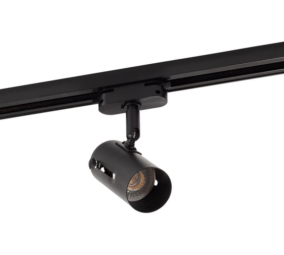 Трековый светильник DENKIRS DK6007-BK IP 20, 50 Вт, GU10, черный, алюминий 542470