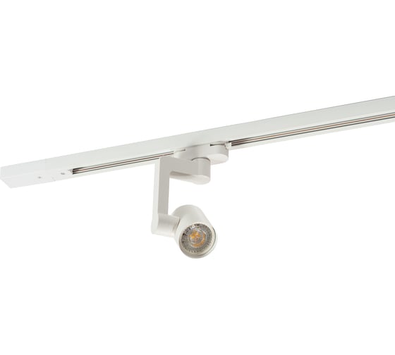 Трековый светильник DENKIRS DK6006-WH IP 20, 50 Вт, GU10, белый, алюминий 542467