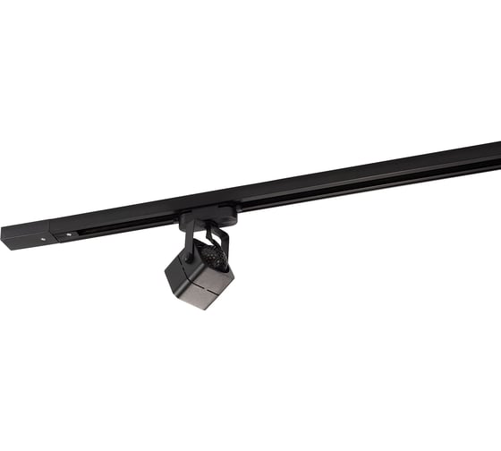 Трековый светильник DENKIRS DK6004-BK IP 20, 50 Вт, GU10, черный, алюминий 542464