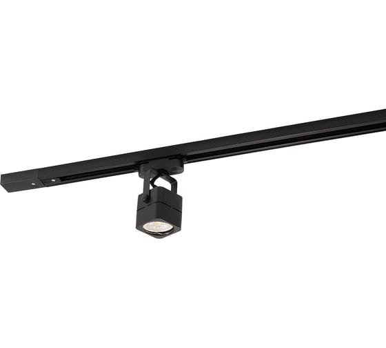 Трековый светильник DENKIRS DK6004-BK IP 20, 50 Вт, GU10, черный, алюминий 542464