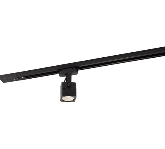 Трековый светильник DENKIRS DK6004-BK IP 20, 50 Вт, GU10, черный, алюминий 542464
