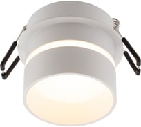 Встраиваемый светильник DENKIRS DK2404-WH влагозащ., IP 44, 5 Вт, GU10, белый, алюминий 545349