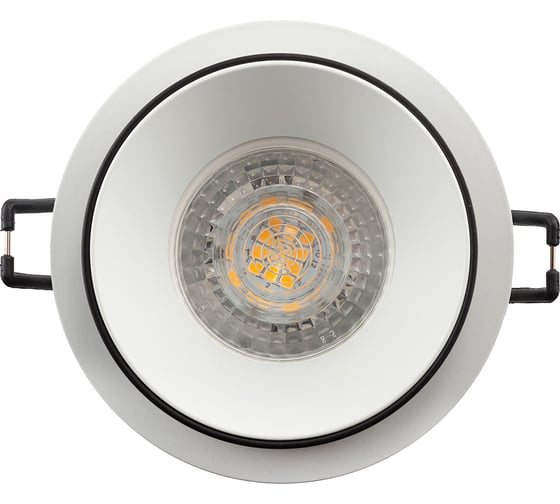 Встраиваемый светильник DENKIRS DK2401-BK IP 20, 50 Вт, GU10, черный, алюминий 545338
