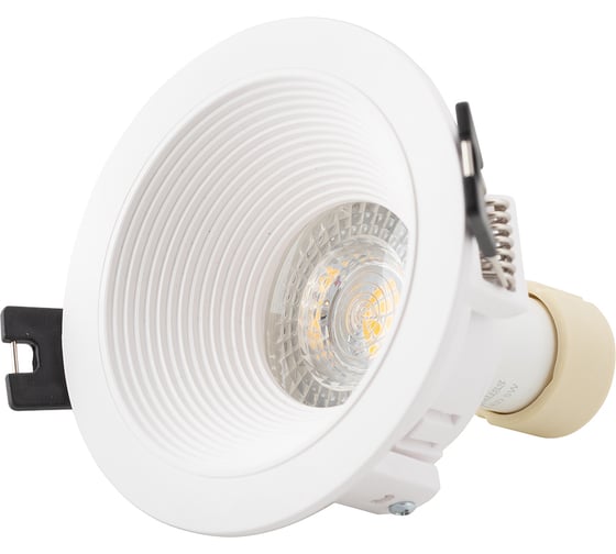 Встраиваемый светильник DENKIRS DK3027-WH IP 20, 10 Вт, GU5.3, LED, белый, пластик 577310 1