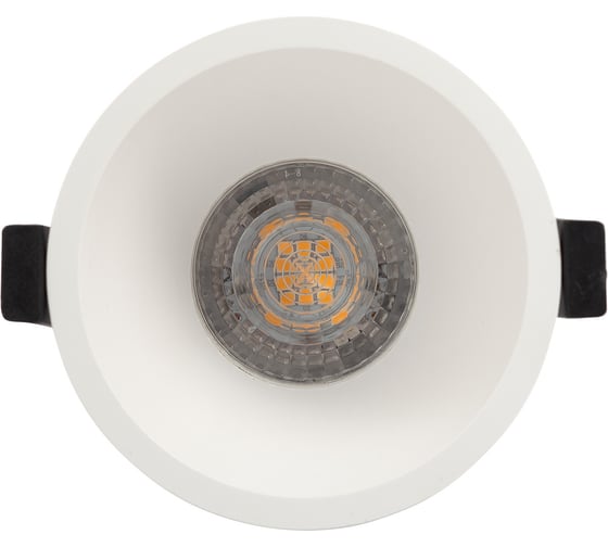Встраиваемый светильник DENKIRS DK3026-WH IP 20, 10 Вт, GU5.3, LED, белый, пластик 538896