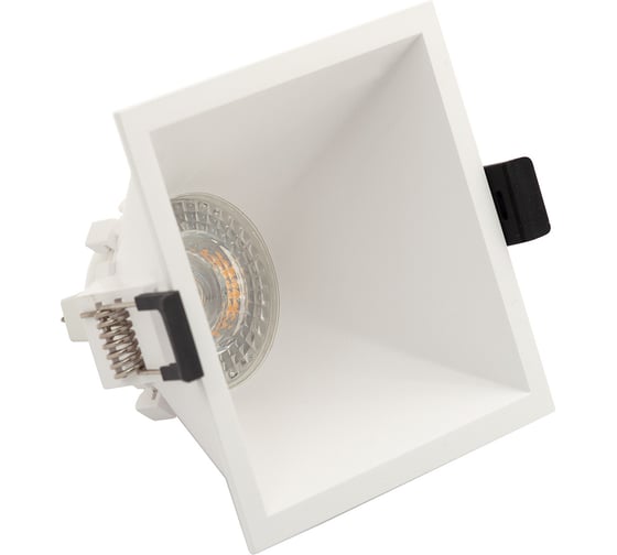 Встраиваемый светильник DENKIRS DK3025-WH IP 20, 10 Вт, GU5.3, LED, белый, пластик 538895