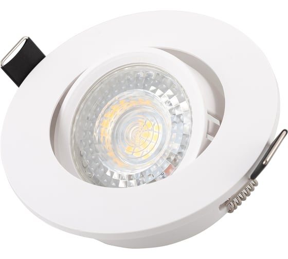 Встраиваемый светильник DENKIRS DK3020-WH IP 20, 10 Вт, GU5.3, LED, белый, пластик 529034 1
