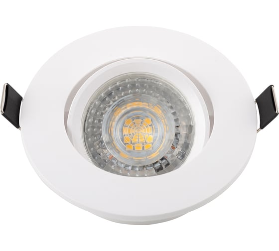 Встраиваемый светильник DENKIRS DK3020-WH IP 20, 10 Вт, GU5.3, LED, белый, пластик 529034
