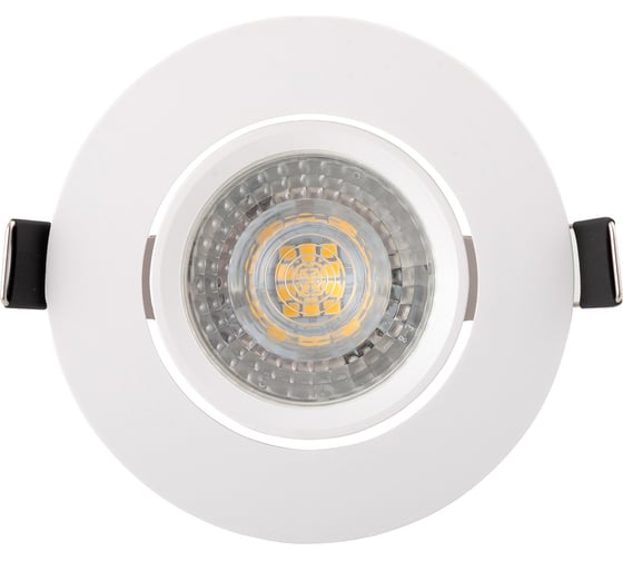 Встраиваемый светильник DENKIRS DK3020-WH IP 20, 10 Вт, GU5.3, LED, белый, пластик 529034